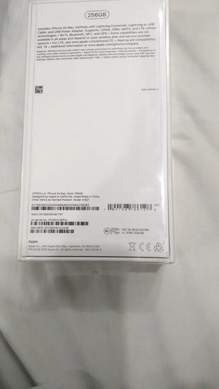 Iphone Xs Max 256GB pin packed  Rose Gold - photo 3