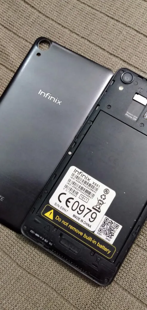 Infinix Hot Note Grey 1.4 GHZ Octa-Core 4000 mAh Battery 1 GB Ram - photo 1