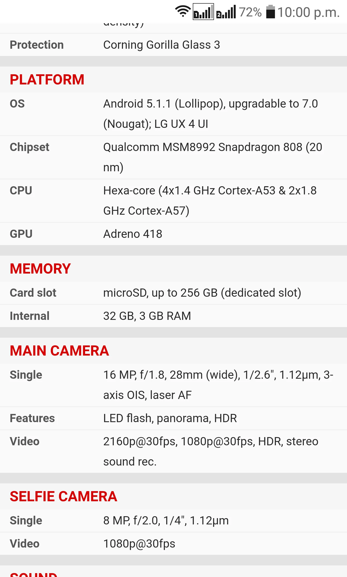 LG G4 used Working properly used for 7 months - photo 1