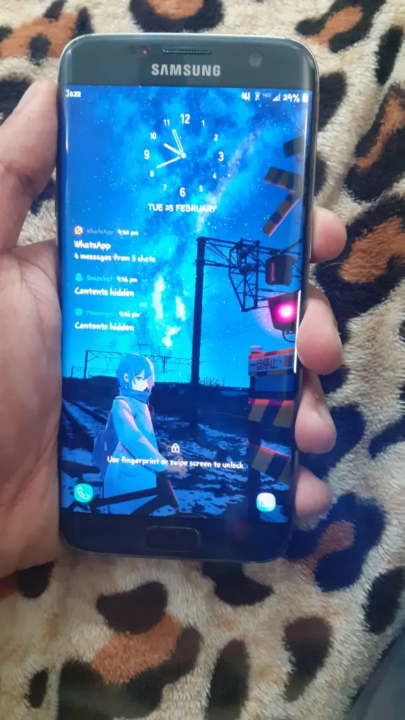 Samsung Galaxy s7 edge black - photo 1