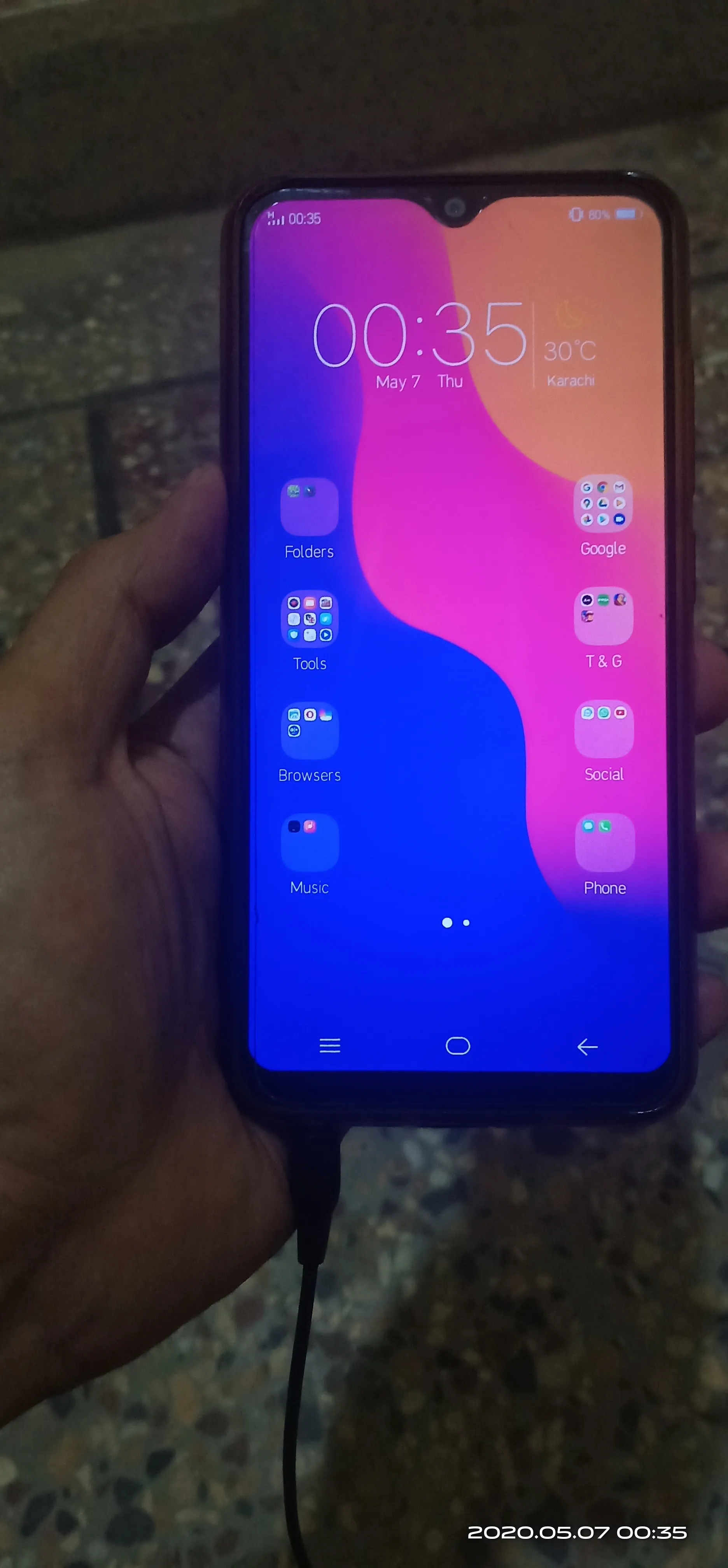 Vivo y91c dual sim 4g sunset red mint condition (read ad first plz) - photo 1