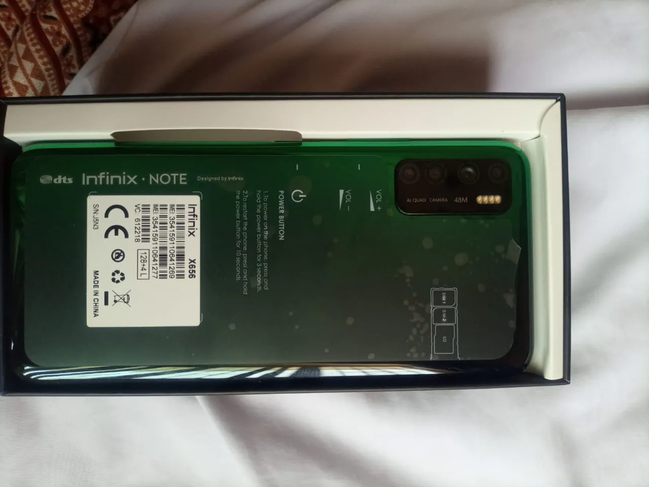 Infinix note 7 lite 4gb 128gb only 6days used best for pubg - photo 3
