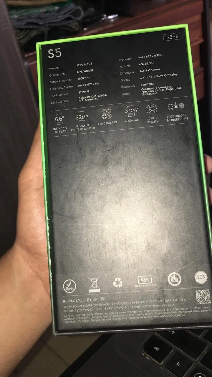 Infinix S5 (6/128gb) midnight blue - photo 1
