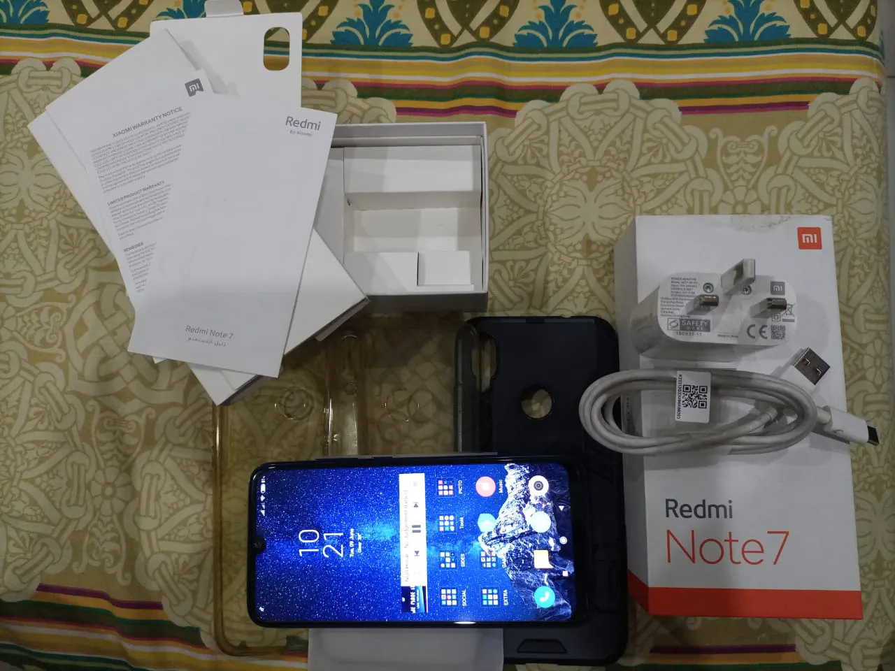Mi Xiaomi redmi note 7 4/64gb global version neptune blue 10by10 - photo 1
