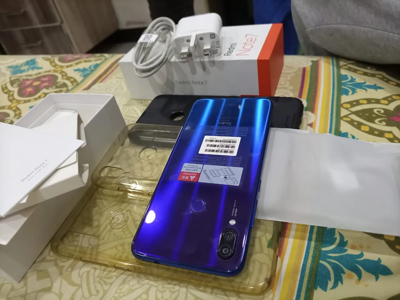Mi Xiaomi redmi note 7 4/64gb global version neptune blue 10by10 - photo 1