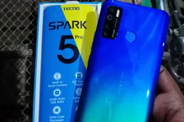 Techno spark 5 pro 4 gb 32 gb new surf box open urgent sale - Photos
