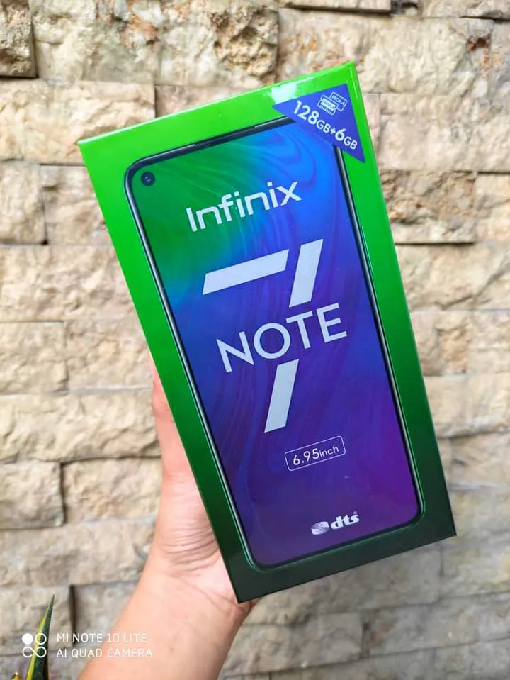 Infinix note 7 6gb white color - photo 1