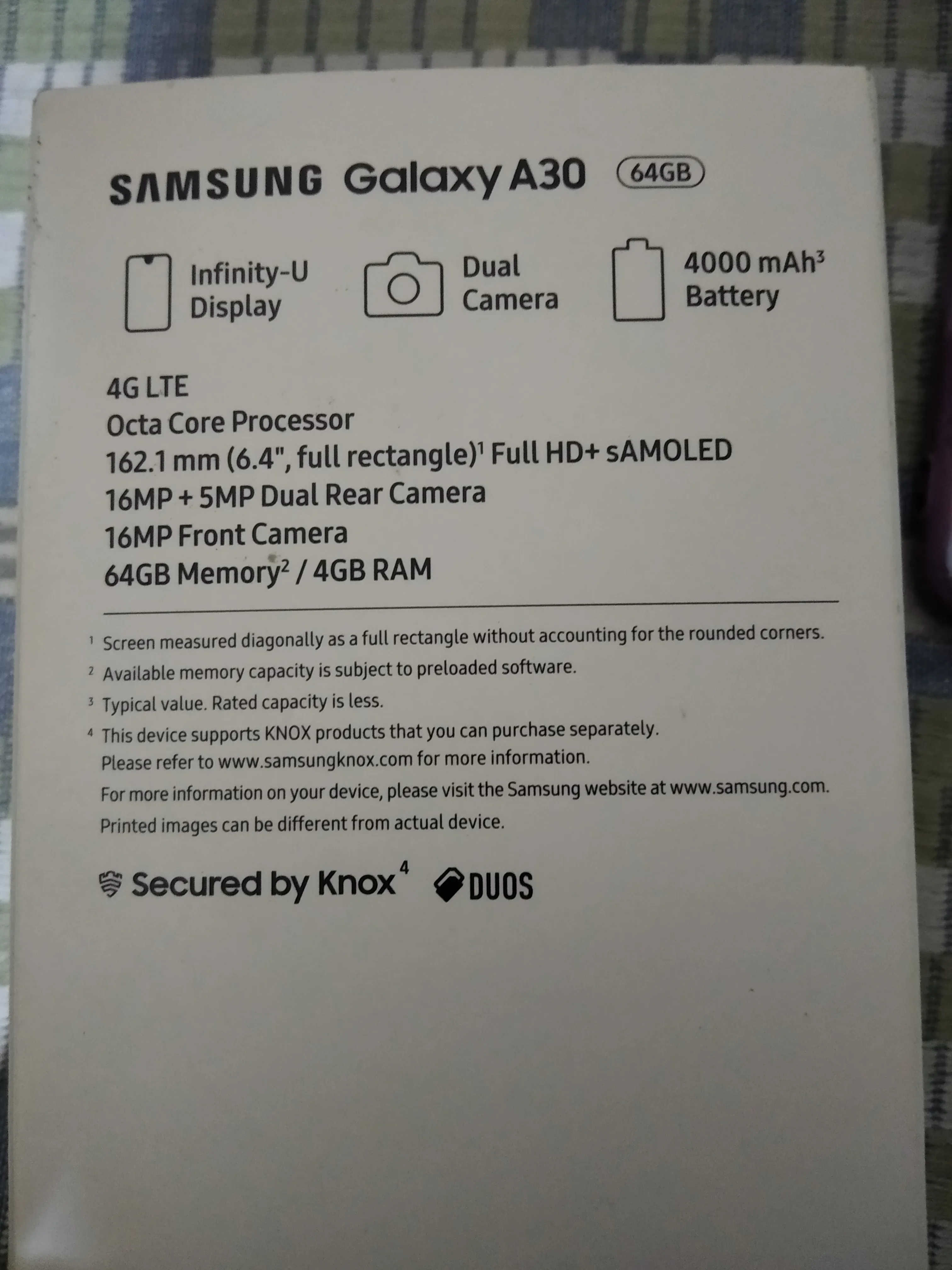 Samsung Galaxy A30 - photo 1