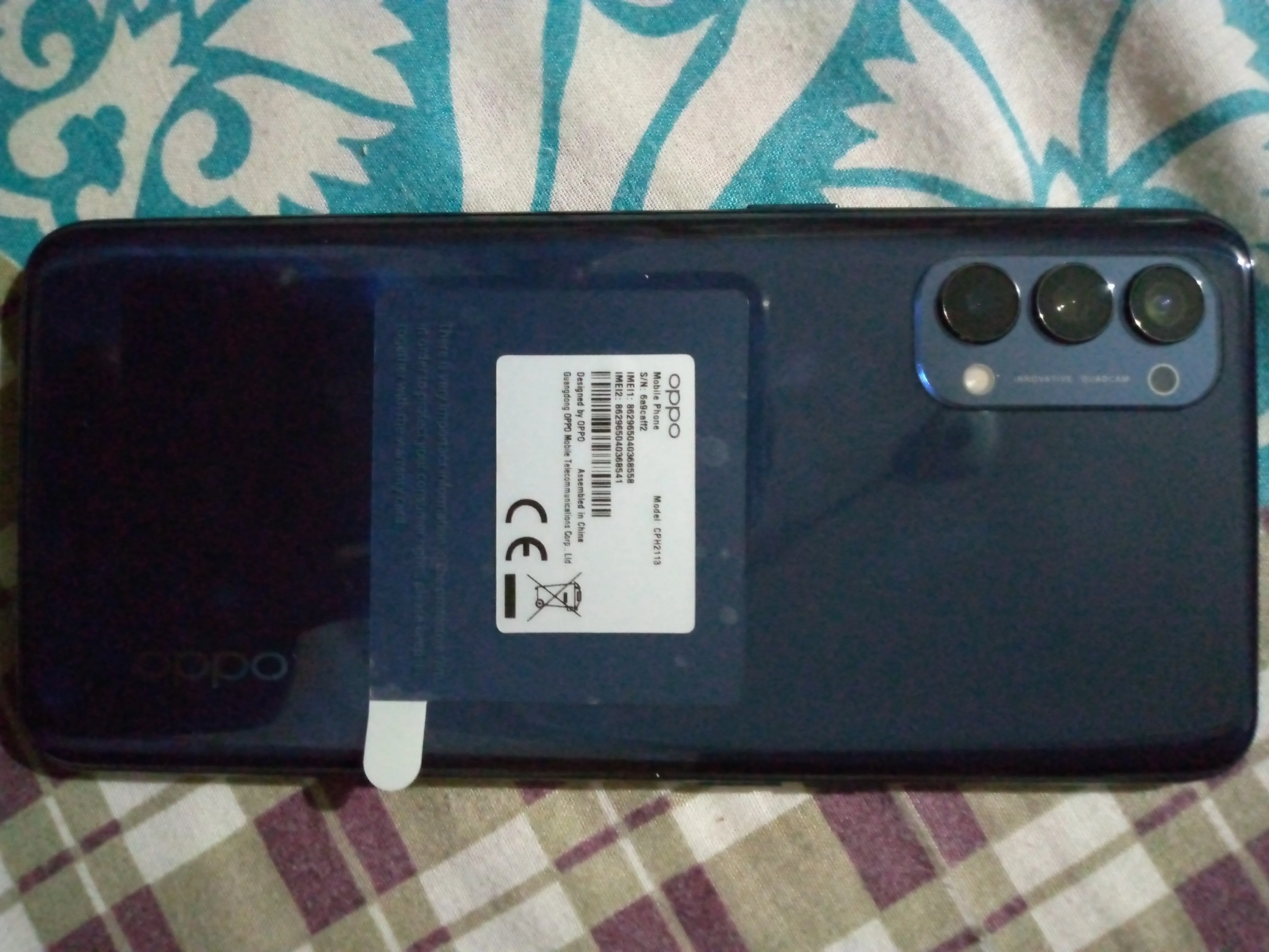 Oppo reno 4 new black full acsories just no box full warranty - photo 1