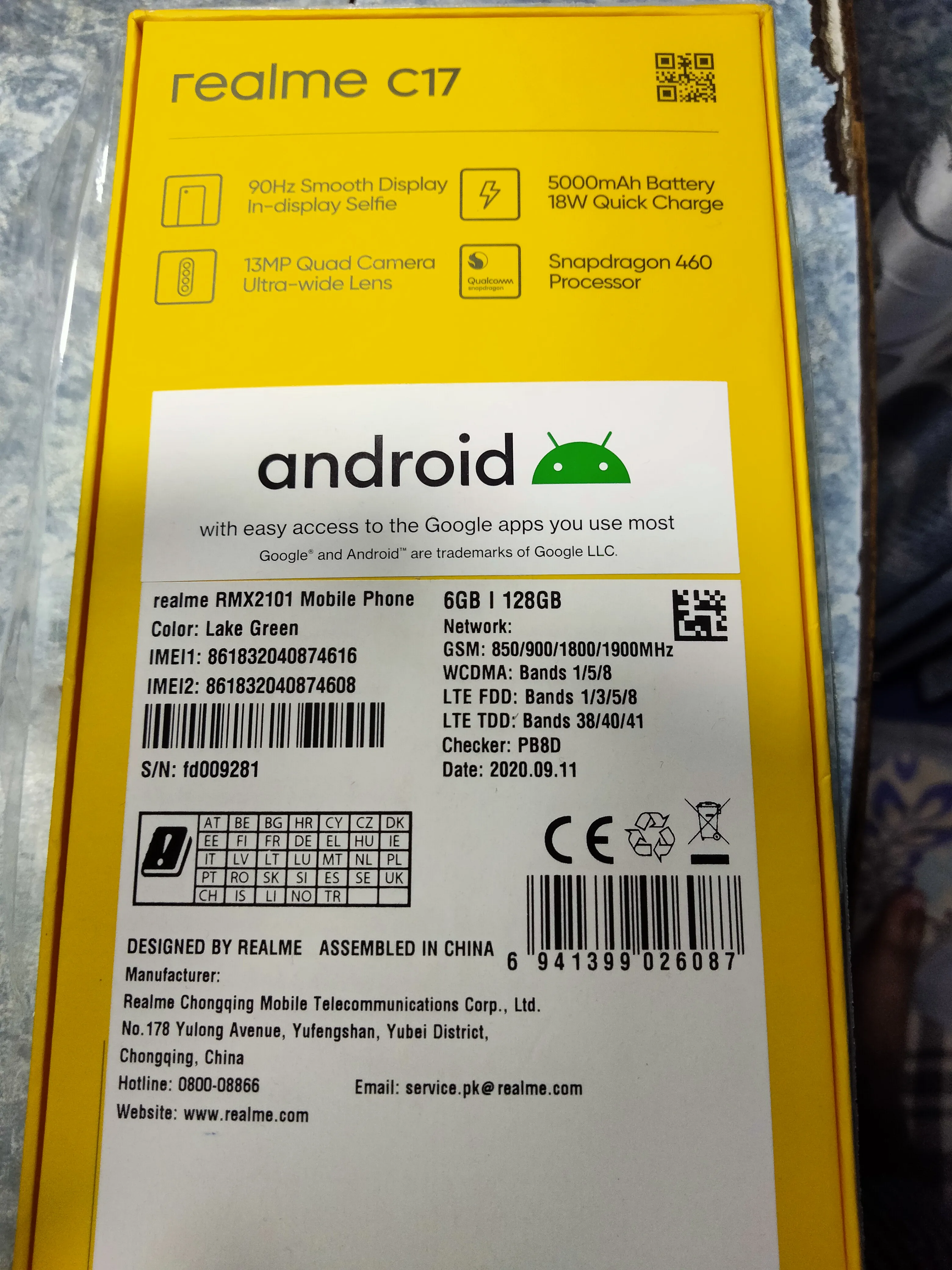REALME C17-PTA Approved Dual Sim - photo 1