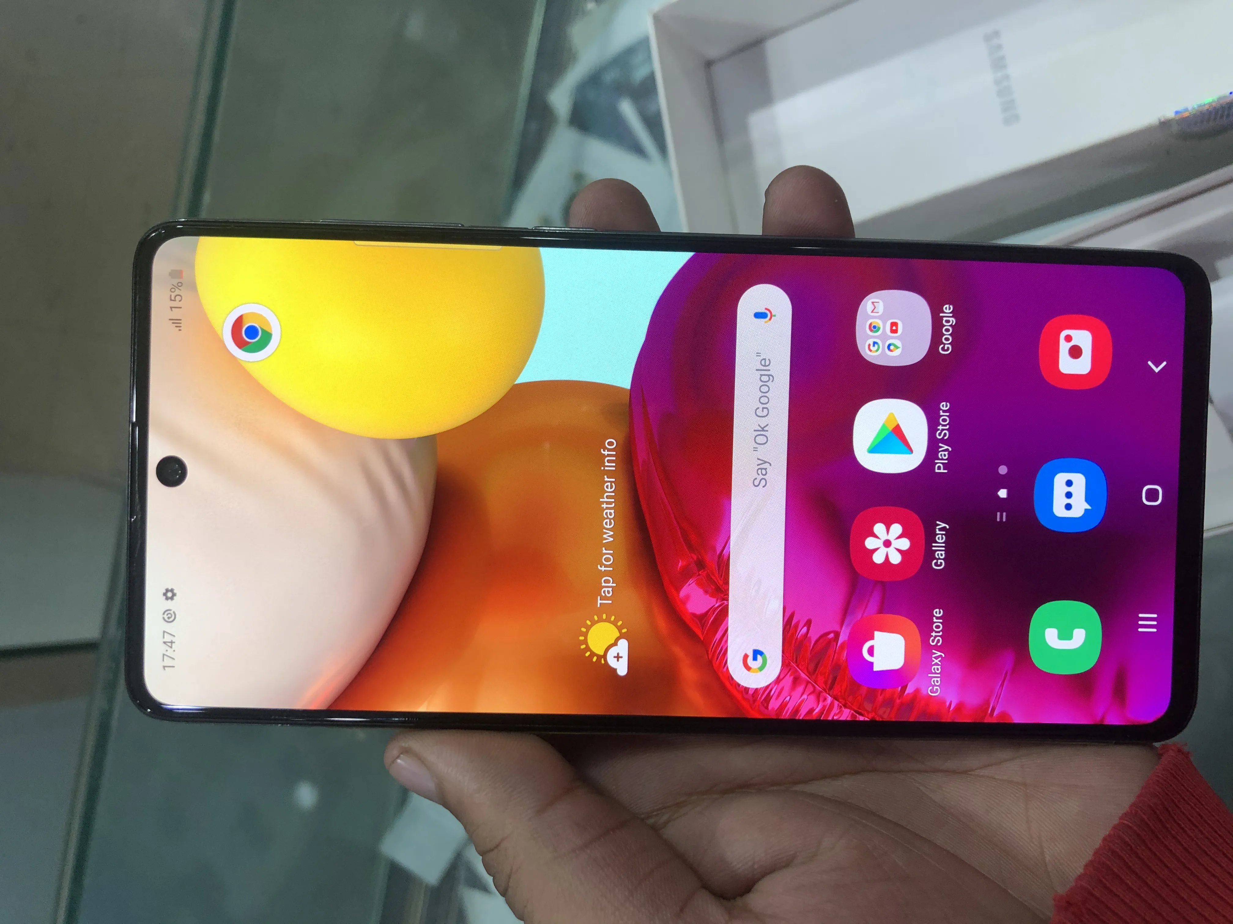 Samsung A71 (8-128)GB in 11months Warranty - photo 1