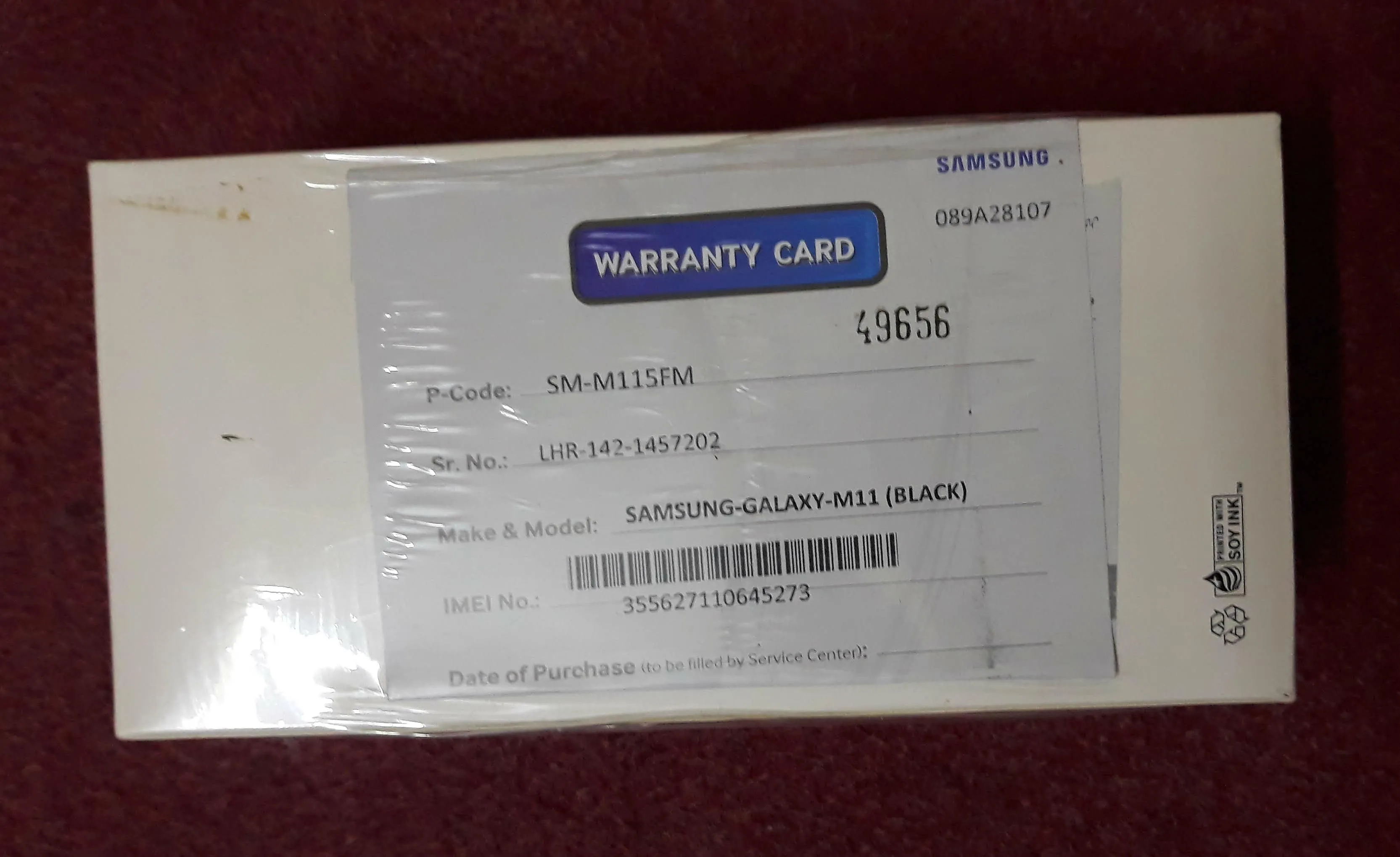 SAMSUNG GALAXY M11 UNBOXED BLACK - photo 1