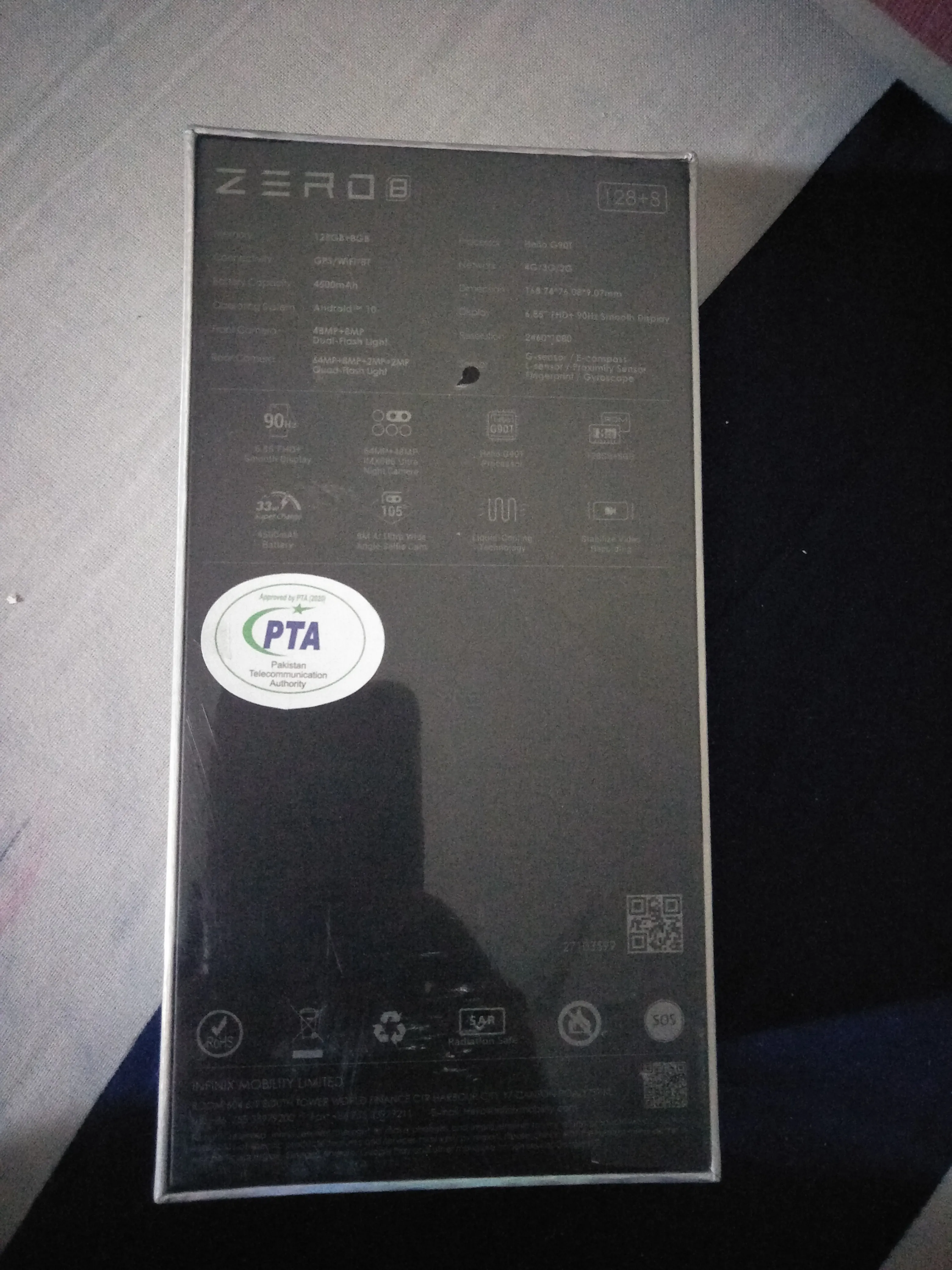 Infinix zero 8 box not open - photo 1