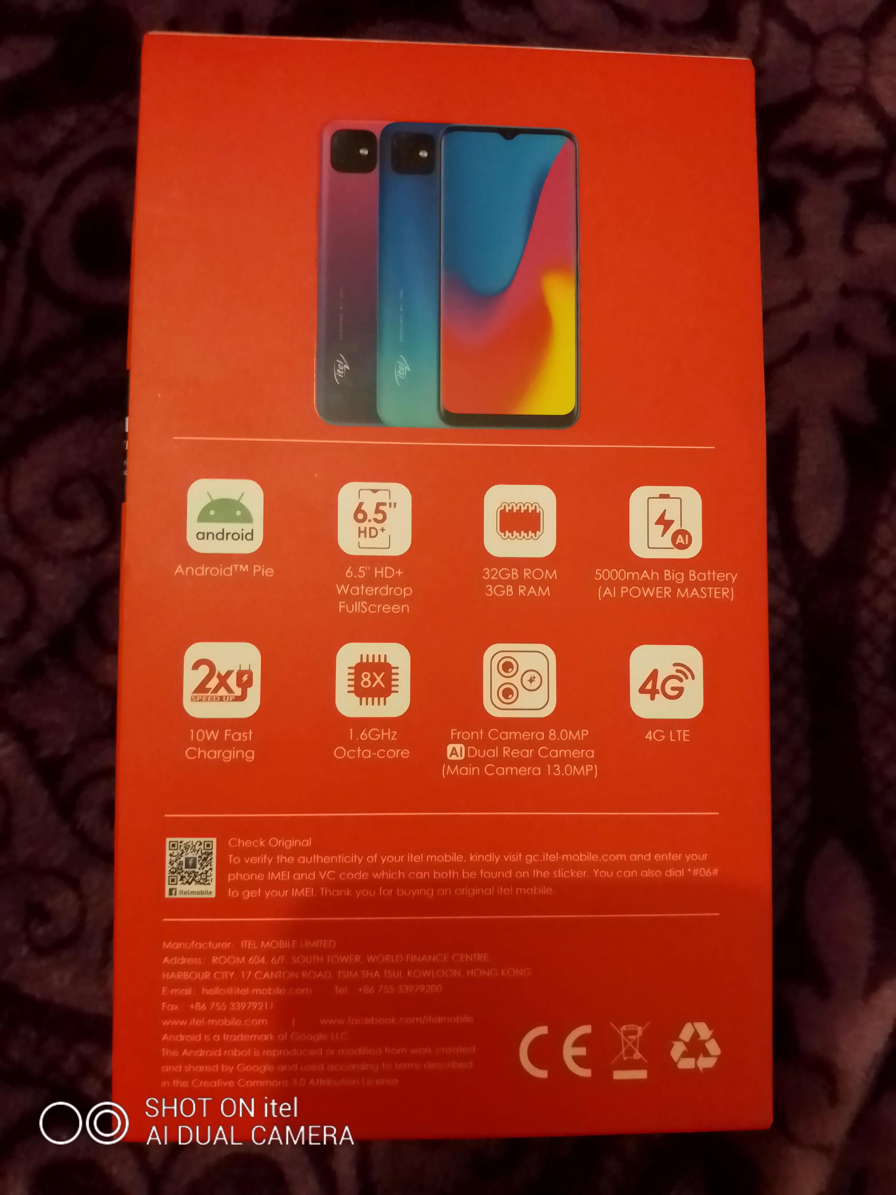 ITEL VISION 1PLUS 3/32 11month warranty - photo 1