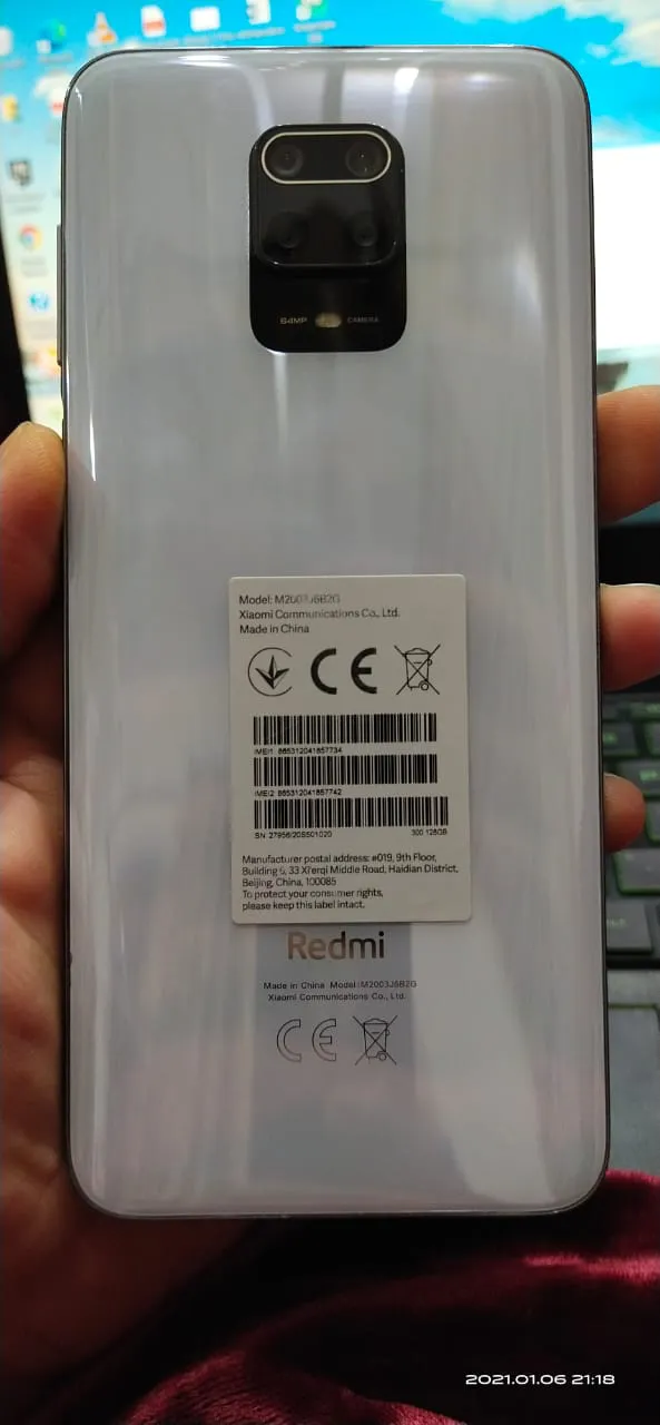 redmi note 9 pro glacier white - photo 1