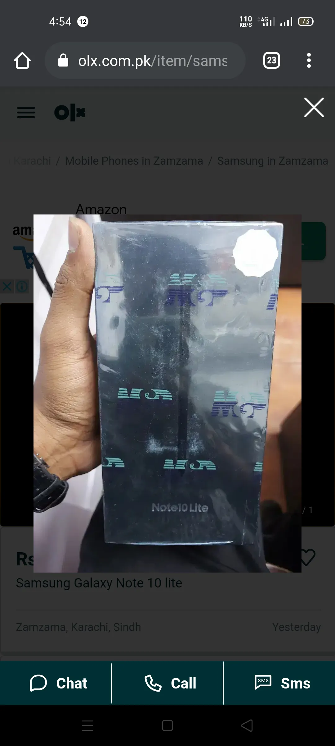 Samsung Note 10 lite Sealed Box Pack - photo 1