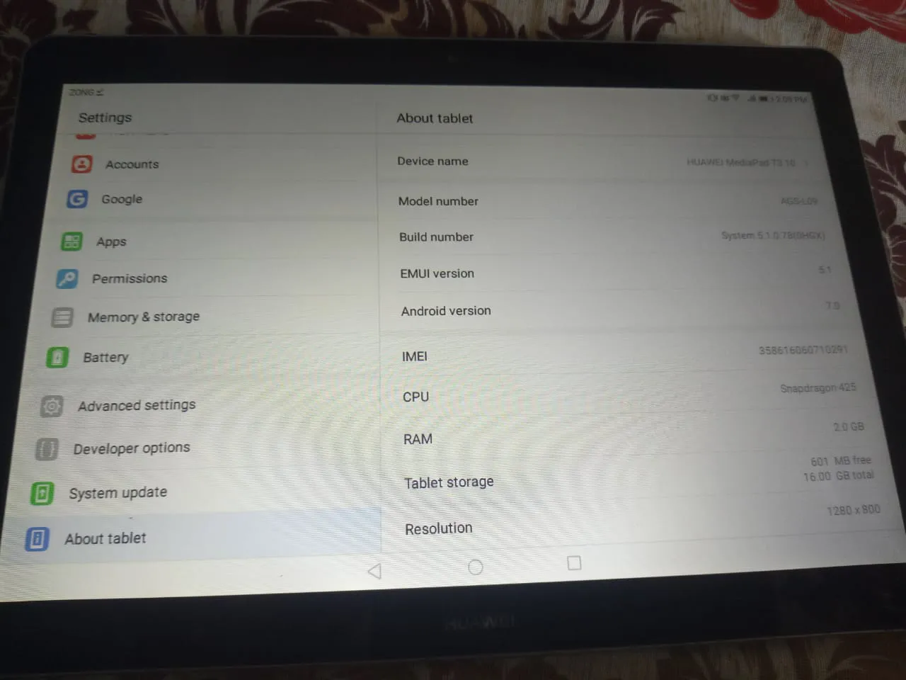 Huawei T3 10 Tablet - photo 1