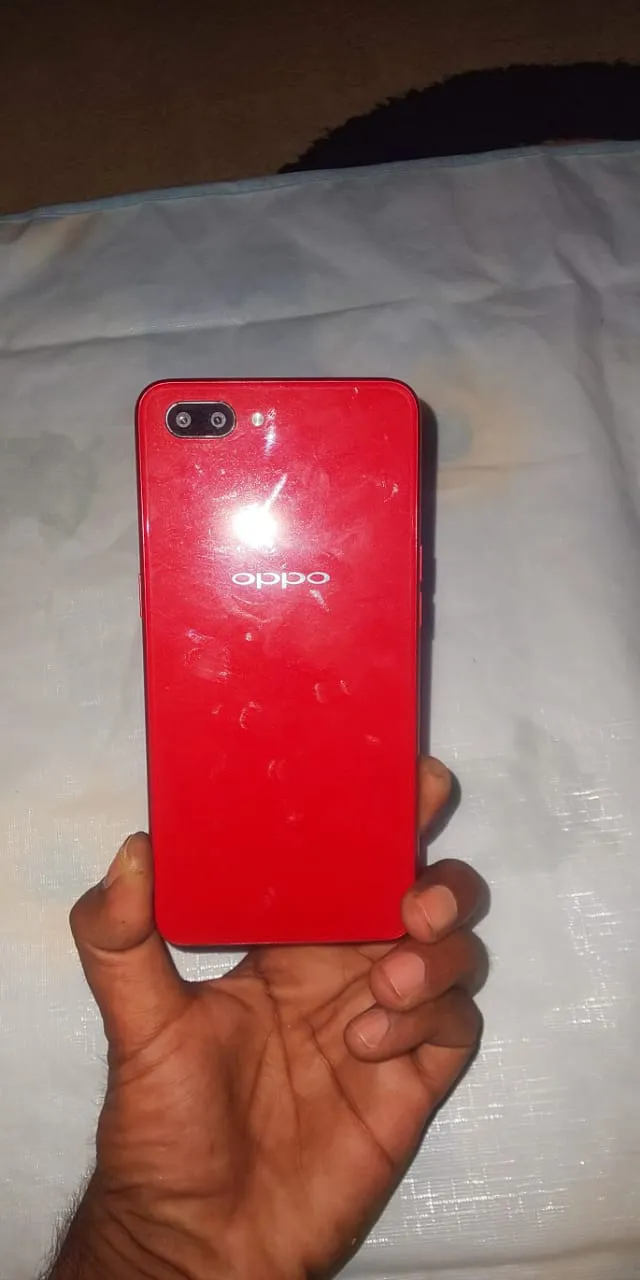 Mint oppo a3s 16gb 1st owner Red colour - photo 1