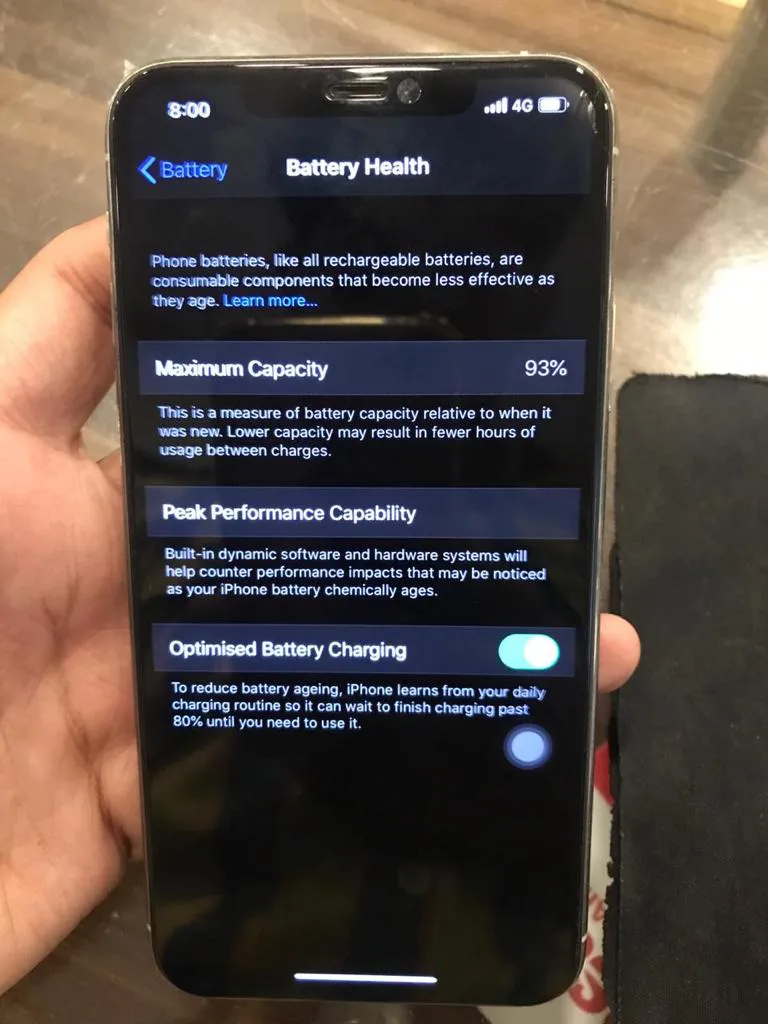 Iphone 11 pro max 256 GB white, 10/10 Pta Approved - photo 1