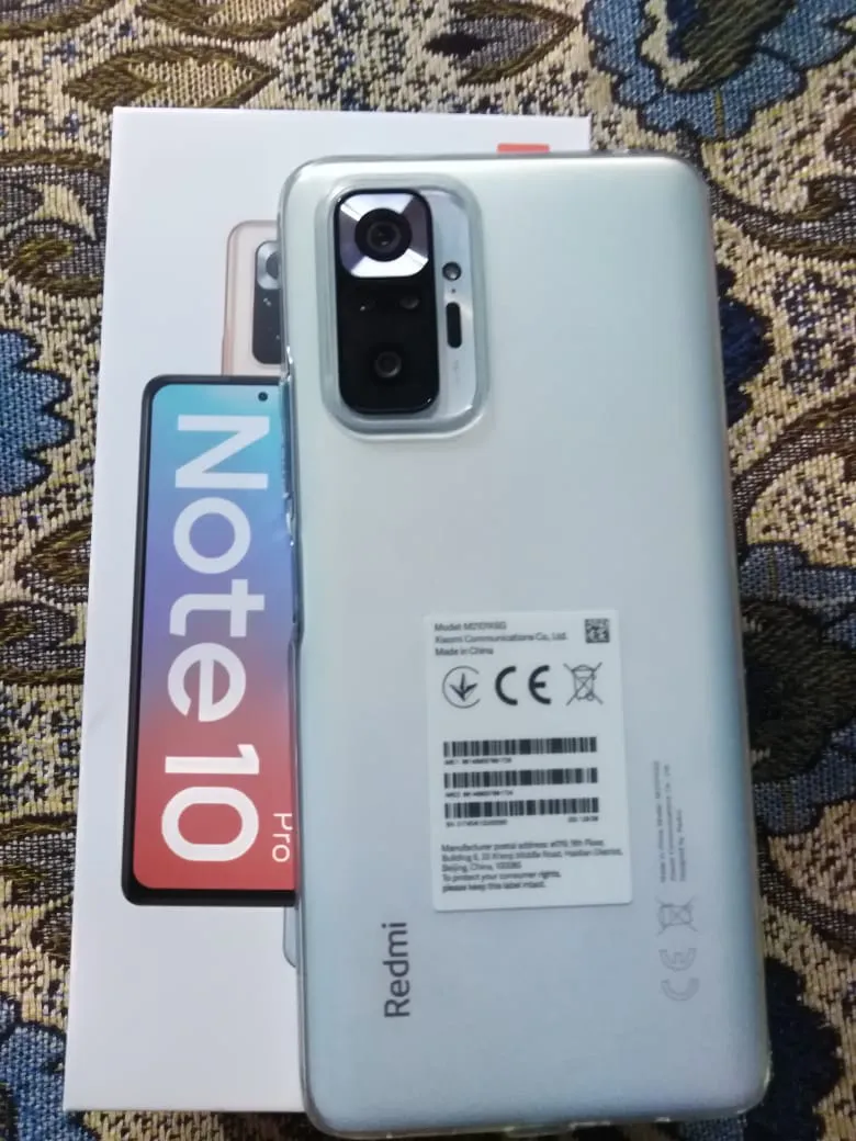 Redmi Note 10 pro Glacier Blue 6/128 gb and 1 year warranty - photo 1