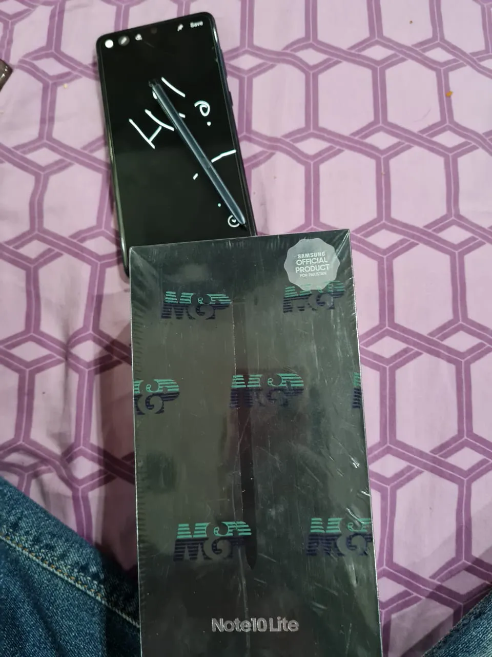 Samsung note 10 lite aura black pta approved 5 months warranty - photo 2