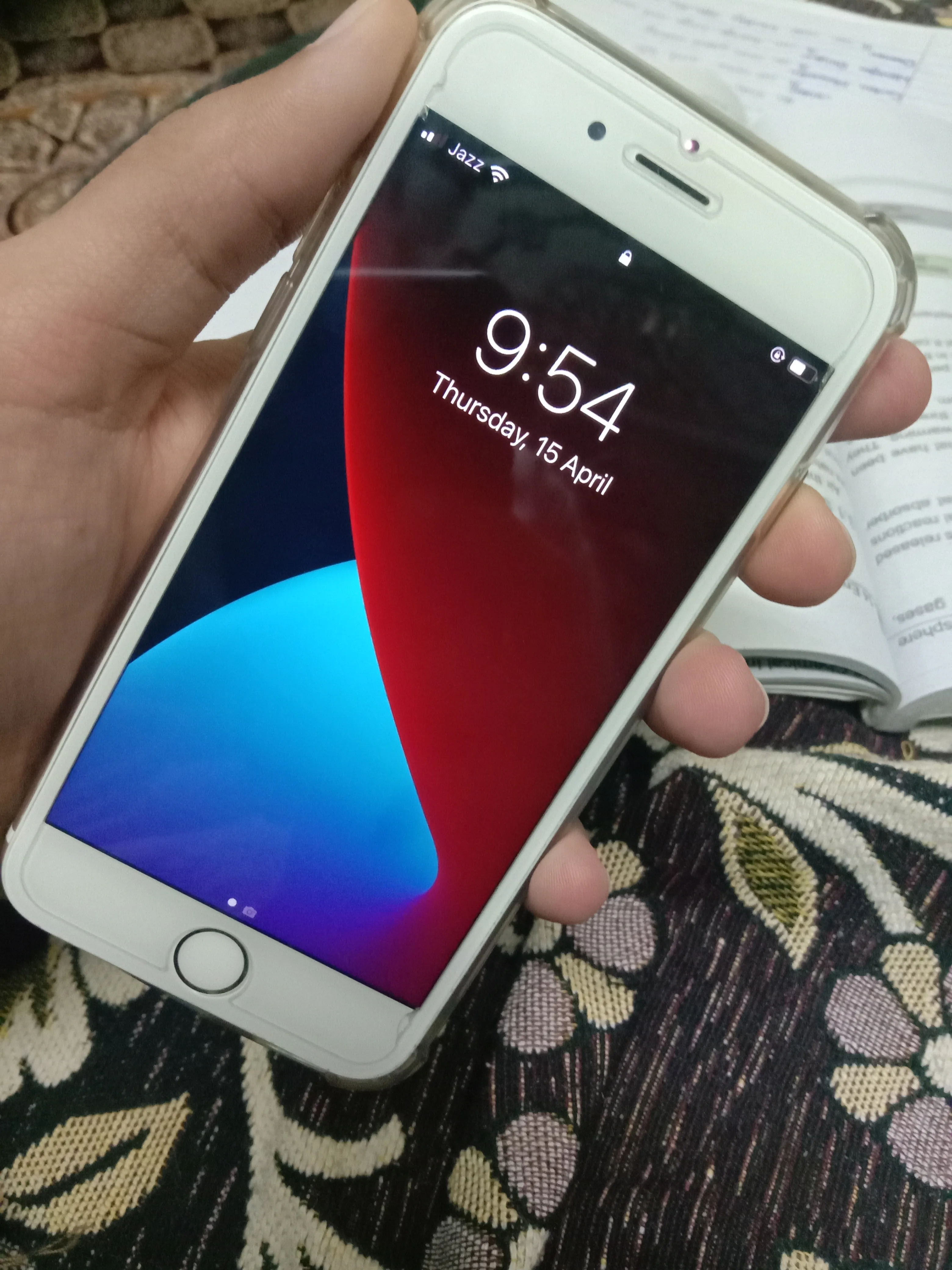 I phone 6s 16 gb rose gold color lush push - photo 1