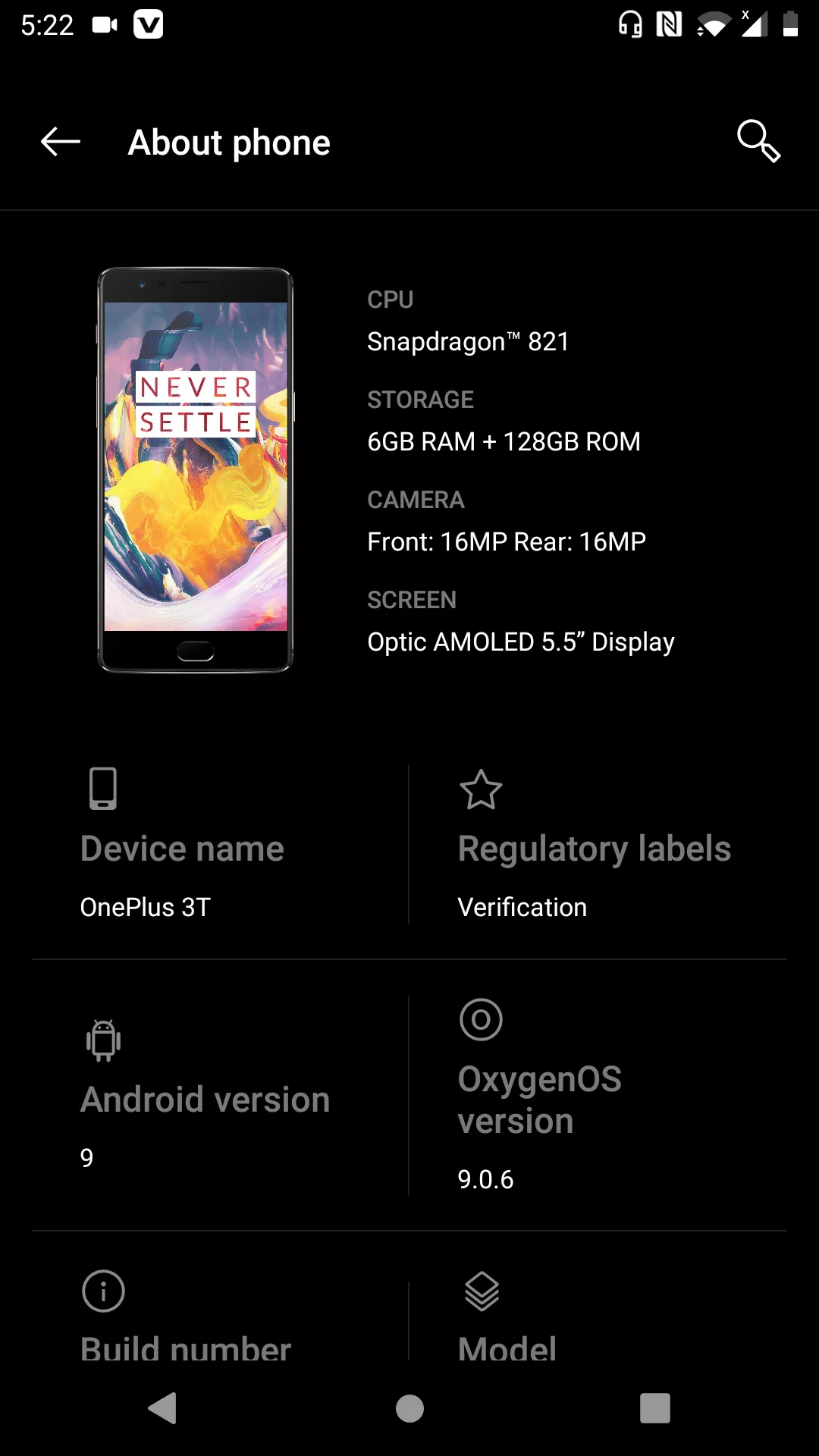 One plus 3t 6gb rem 128gb rom - photo 1