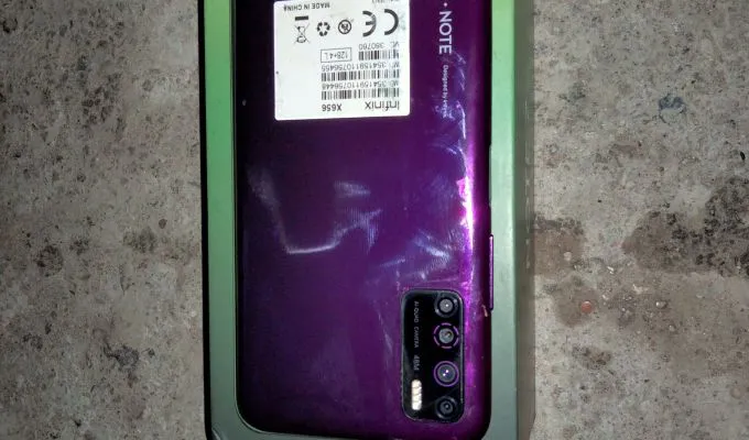 infinix note 7 lite 4/128 blue couler 48 mp back camra - photo 2