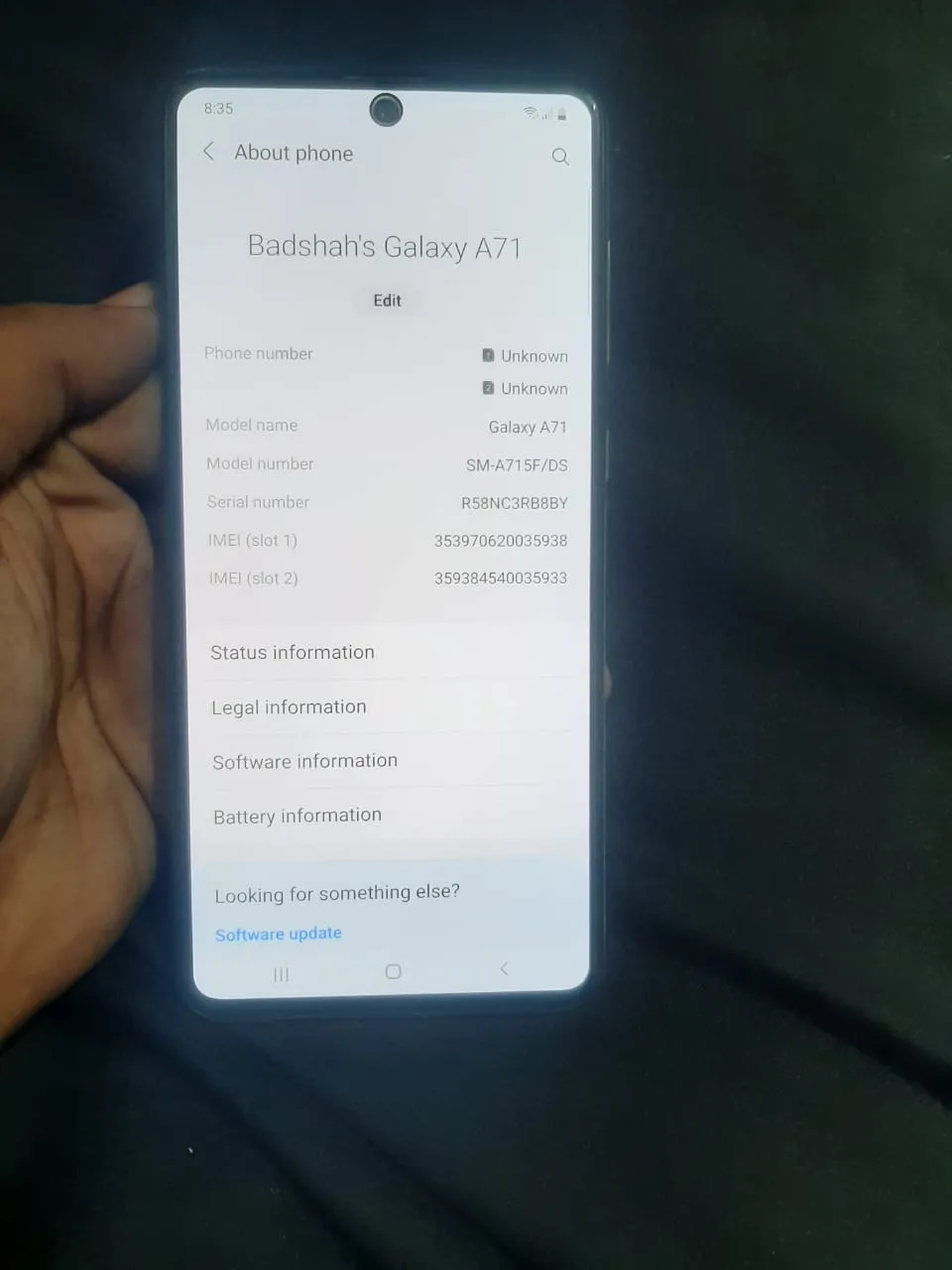 sumsung A71 - photo 1