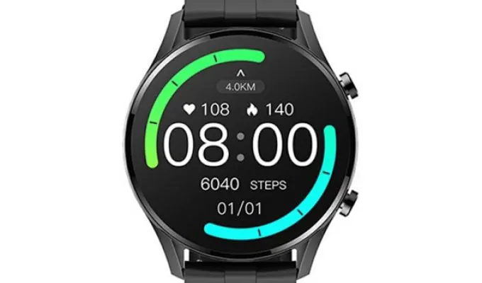 Xiaomi Imilab W12 Smartwatch Business Smartwatch Dual Straps Blue and Black - photo 1