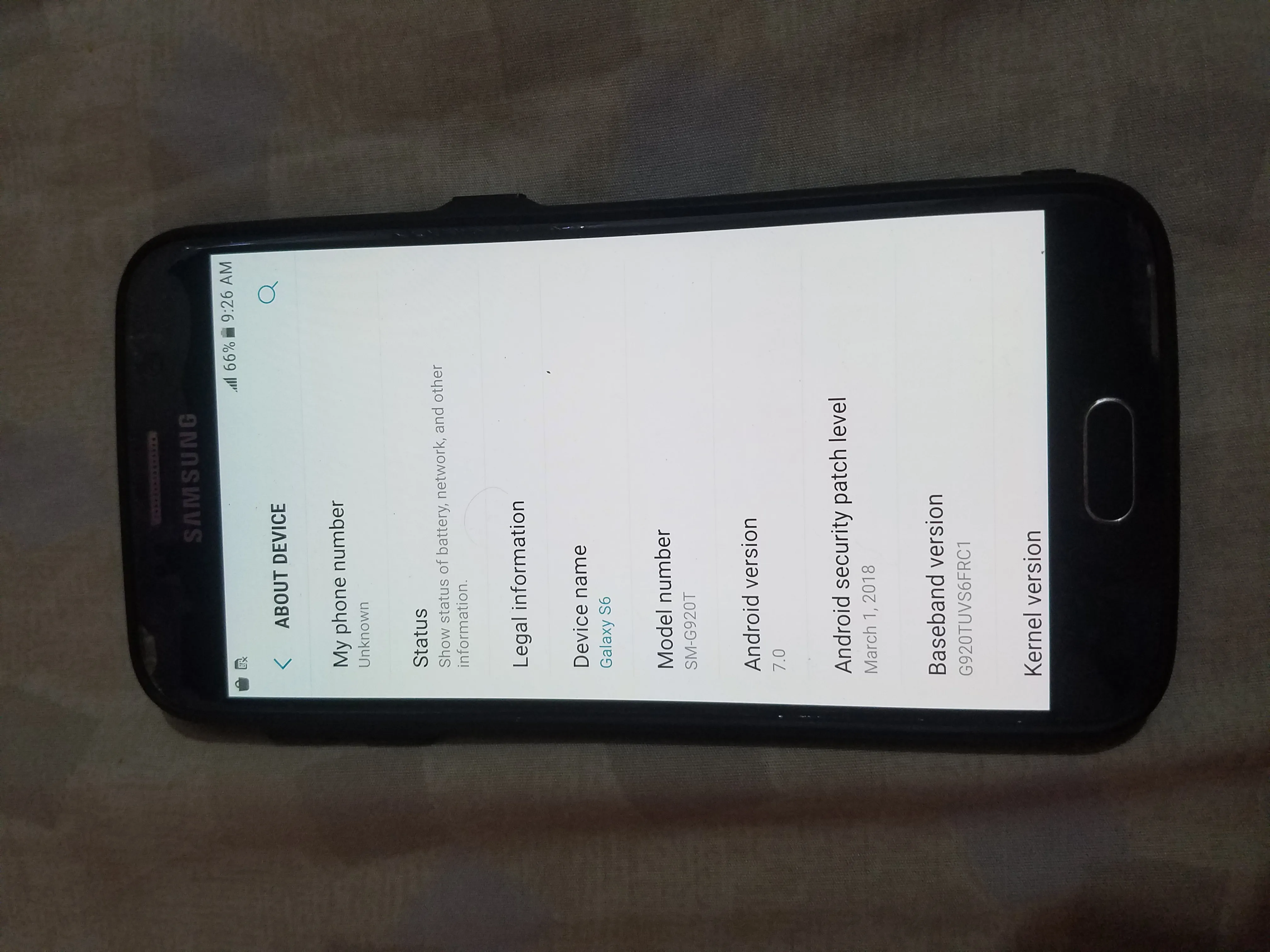 Samsung S6 - photo 1