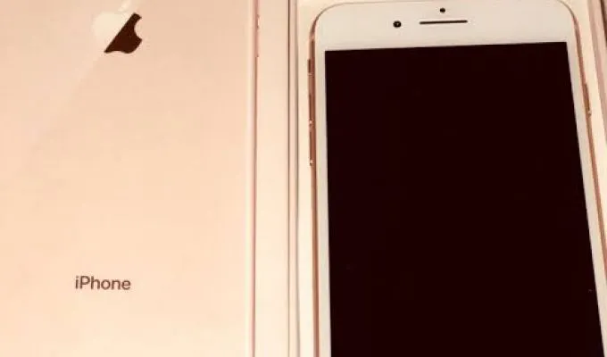 IPHONE 8 Plus GOLD 64gb Pta approved water pack korea set - photo 1
