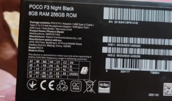 Mi xiaomi poco f3 8gb/256gb night black - photo 3