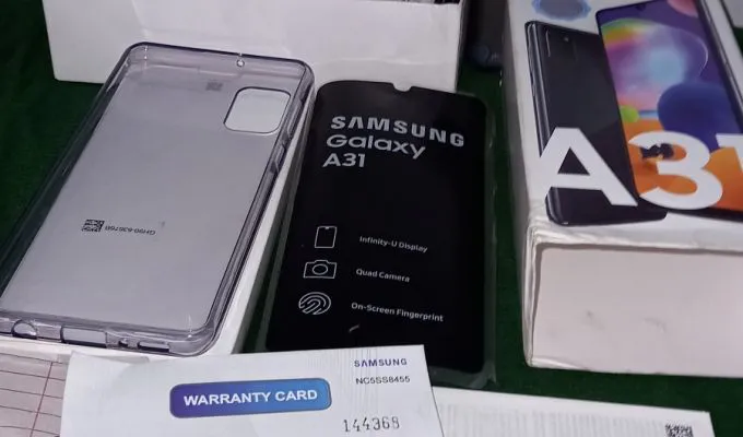 SAMSANG GALAX A31 JUST LIKE BOX PACK CONDITION 10/10 - photo 1
