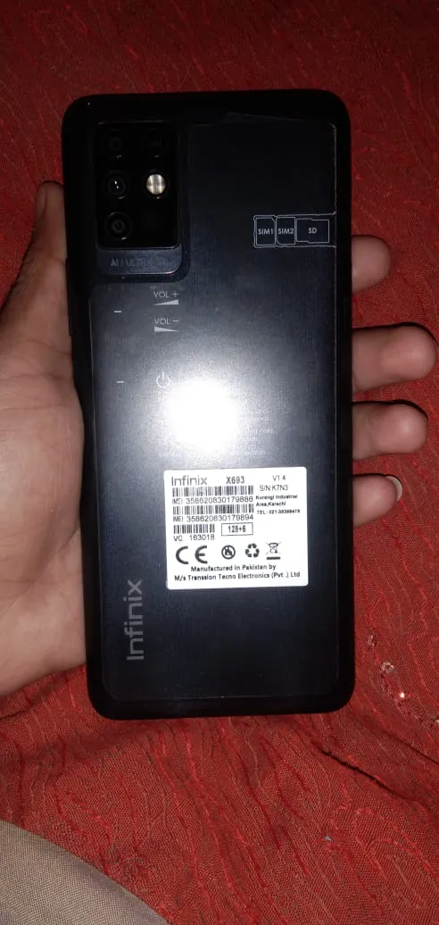 Infinix Note 10 6/128 Black - photo 2