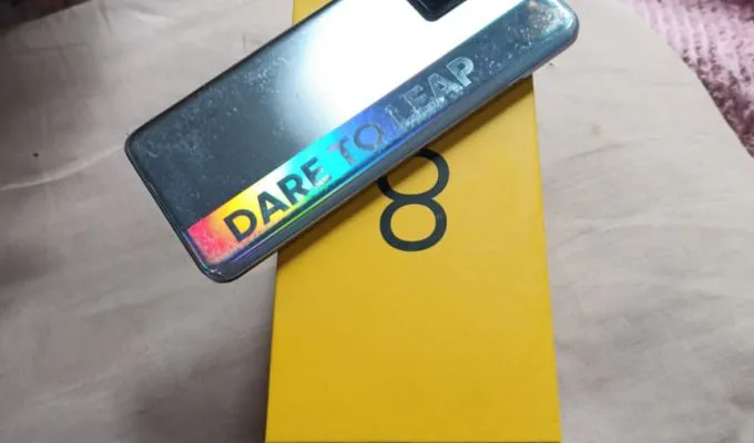 Realme 8 11/128 10/10 Condition with All Accessories - photo 1