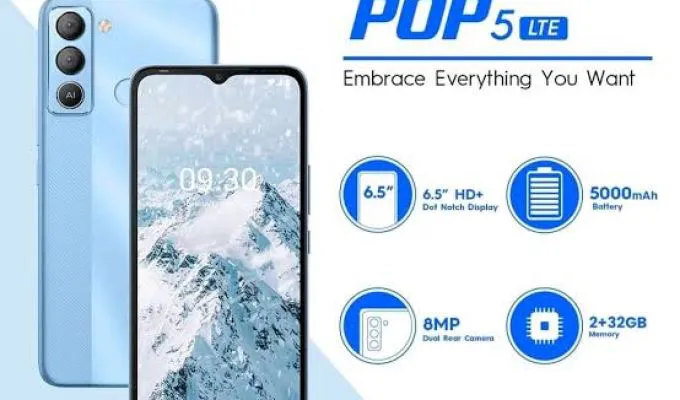 VGOTEL SMART 7, TECNO POP 5 and POP 5 LTE, 6 GO 4GB RAM, INFINIX, REalme c21y - photo 1