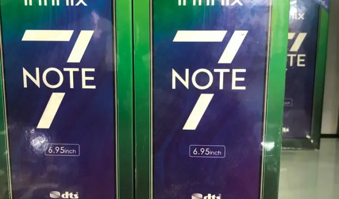 Infinix Note 7 (6gb/128gb) box pack best for gaming - photo 1