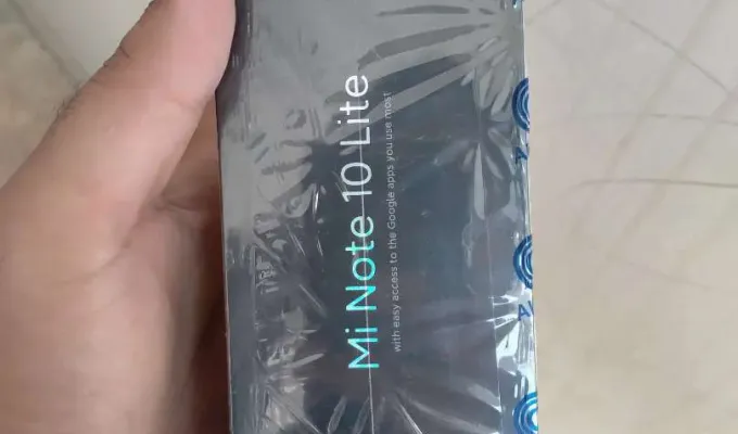 Xiaomi Mi note 10 lite EDGE SCREEN (8gb/128gb) box pack - photo 1