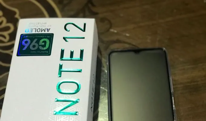 infinix note 12 g96 hai box open - photo 2