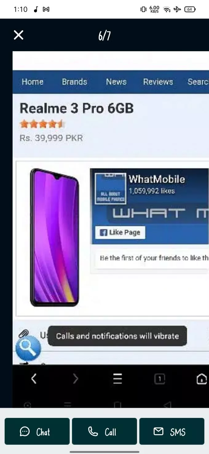 Realme 3pro 6gb ram 128 gb Rom