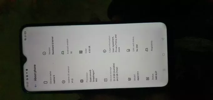 Realme 5 4/64 9/10 condition - photo 1