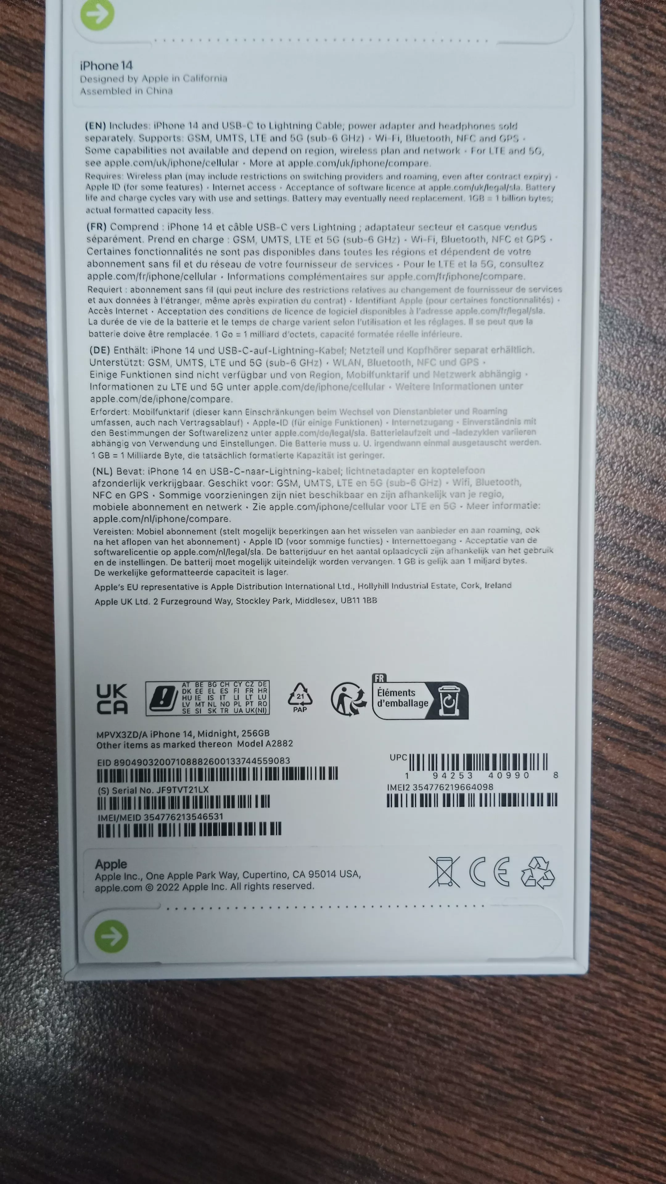 Iphone 14 256Gb Brand new - photo 1