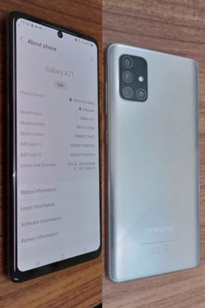 Samsung Galaxy A71