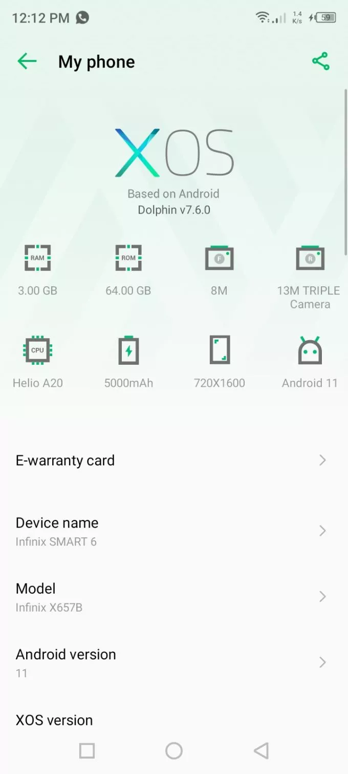 Infinix smart 6 - photo 3