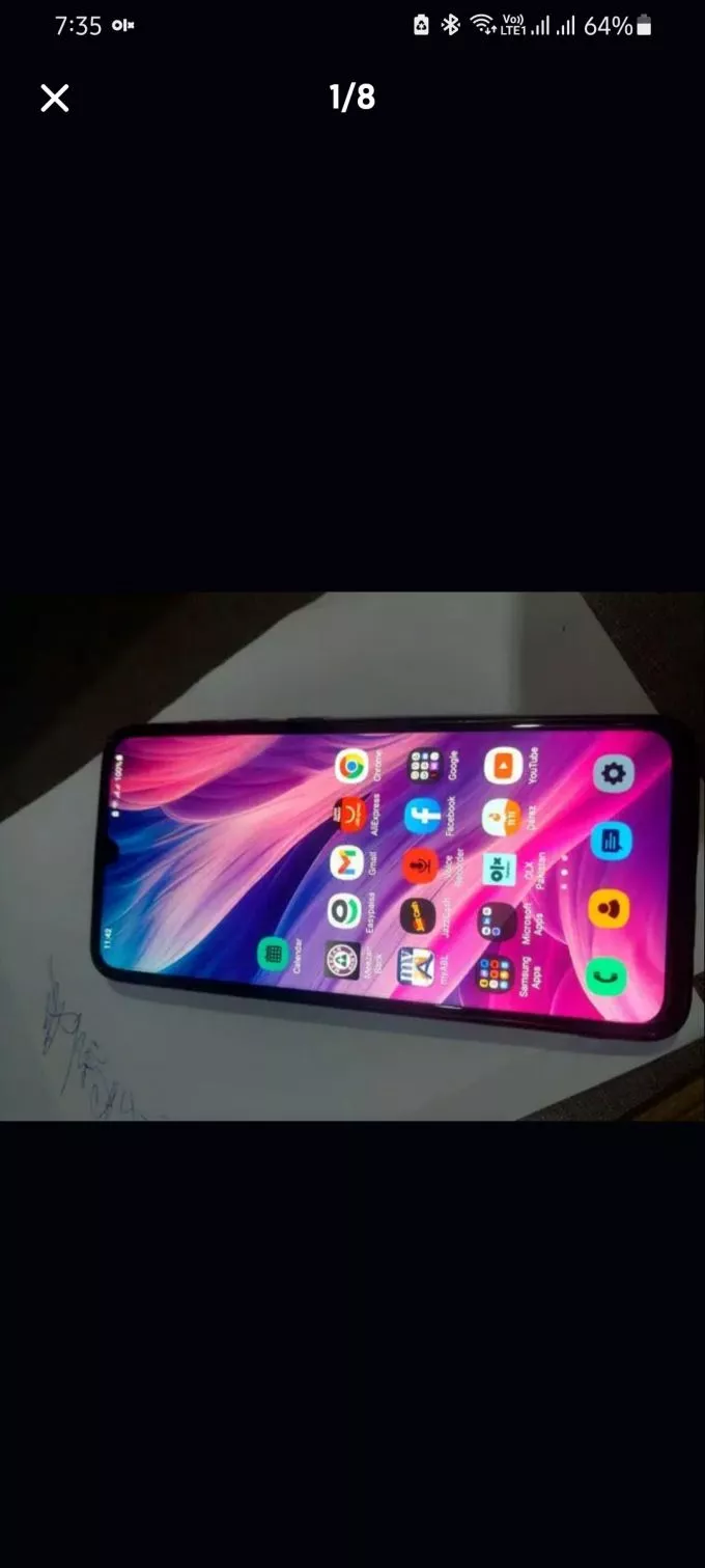 Samsung galaxy A70 Sim-A705fn/ds Official pta approved complete accessories - photo 2