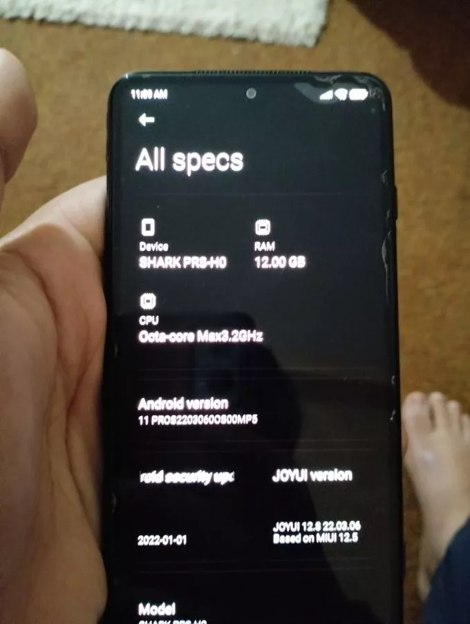 Xiaomi Black shark 4 12/128 Gb for sale. PTA approved - photo 1