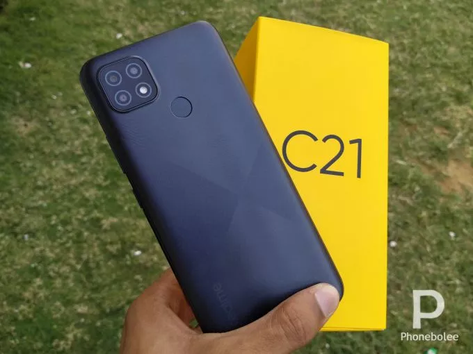 Realme c21 wit box 10/10 condition - photo 1