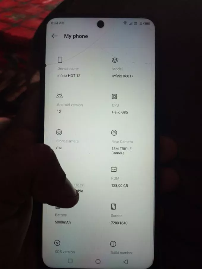 Infinix Hot 12 warranty left 4 month - photo 1