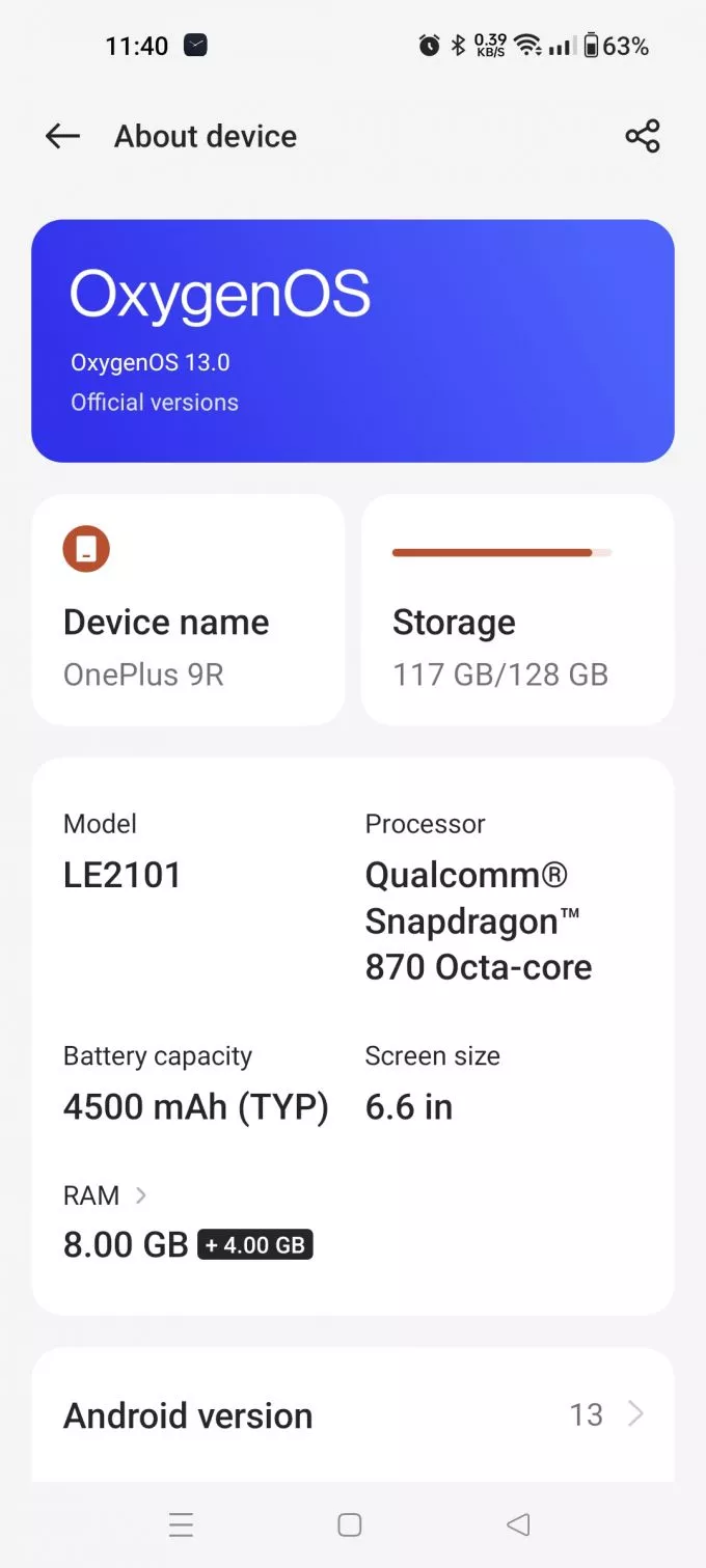 Outstanding condition One+ 9R mobile set is for sale - photo 3